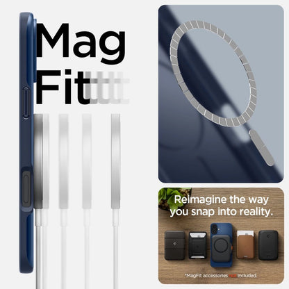 Spigen Thin Fit Magsafe iPhone 16 Case - Blue_13