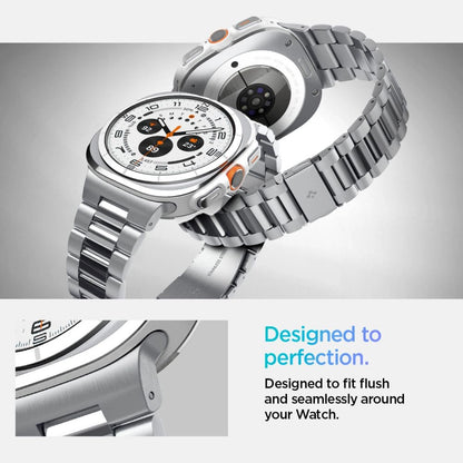 Spigen Modern Fit Band Bracelet for Samsung Galaxy Watch Ultra 47mm - Silver_12