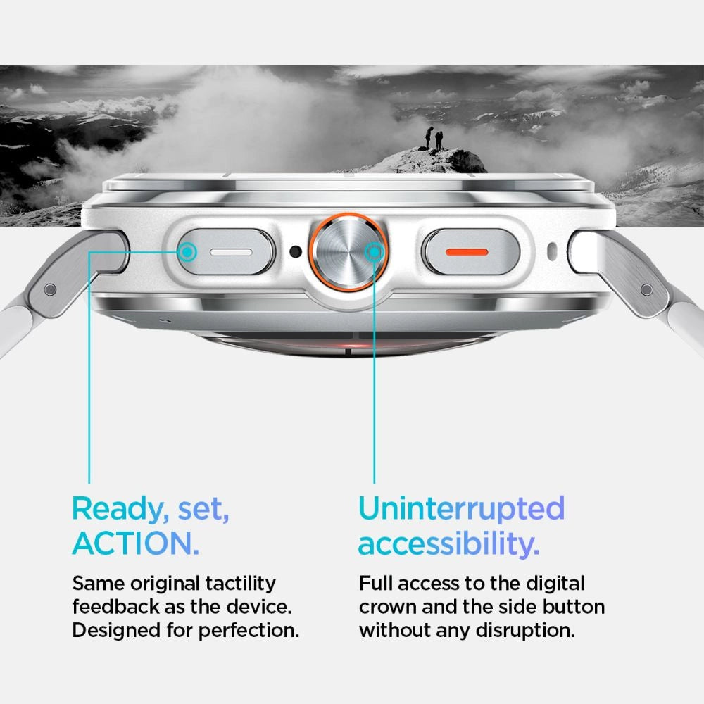 Spigen Modern Fit Band Bracelet for Samsung Galaxy Watch Ultra 47mm - Silver_13