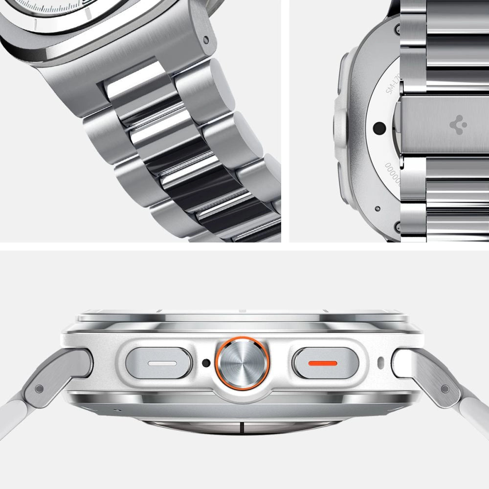 Spigen Modern Fit Band Bracelet for Samsung Galaxy Watch Ultra 47mm - Silver_8