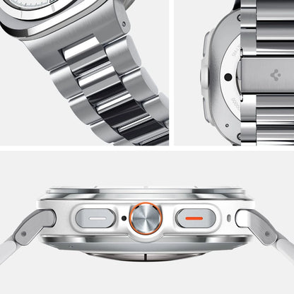 Spigen Modern Fit Band Bracelet for Samsung Galaxy Watch Ultra 47mm - Silver_8