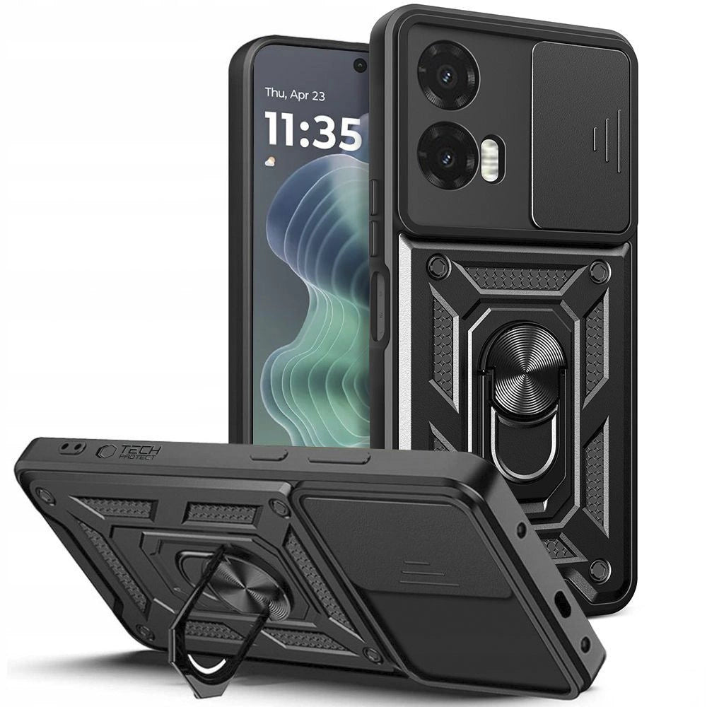 Tech-Protect CamShield Pro Case for Motorola Moto G35 5G - Black_0