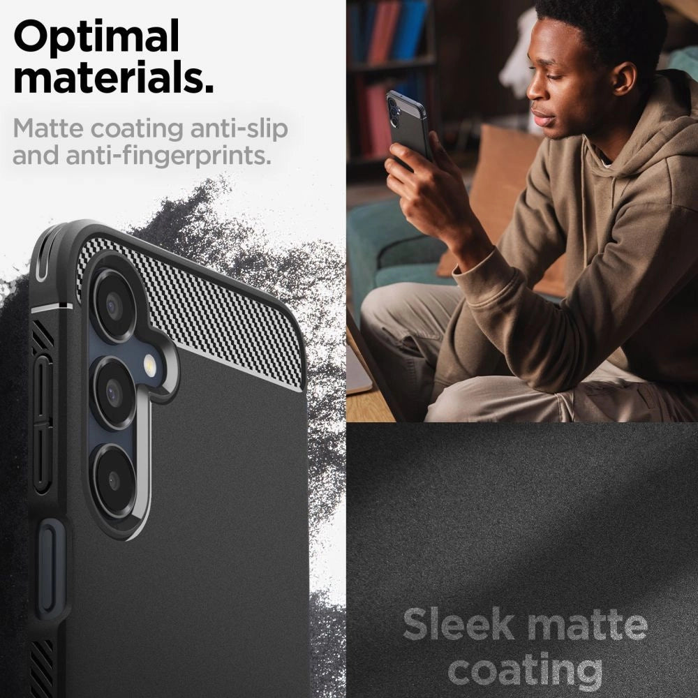 Spigen Rugged Armor Case for Samsung Galaxy A16 4G / 5G - Black_12
