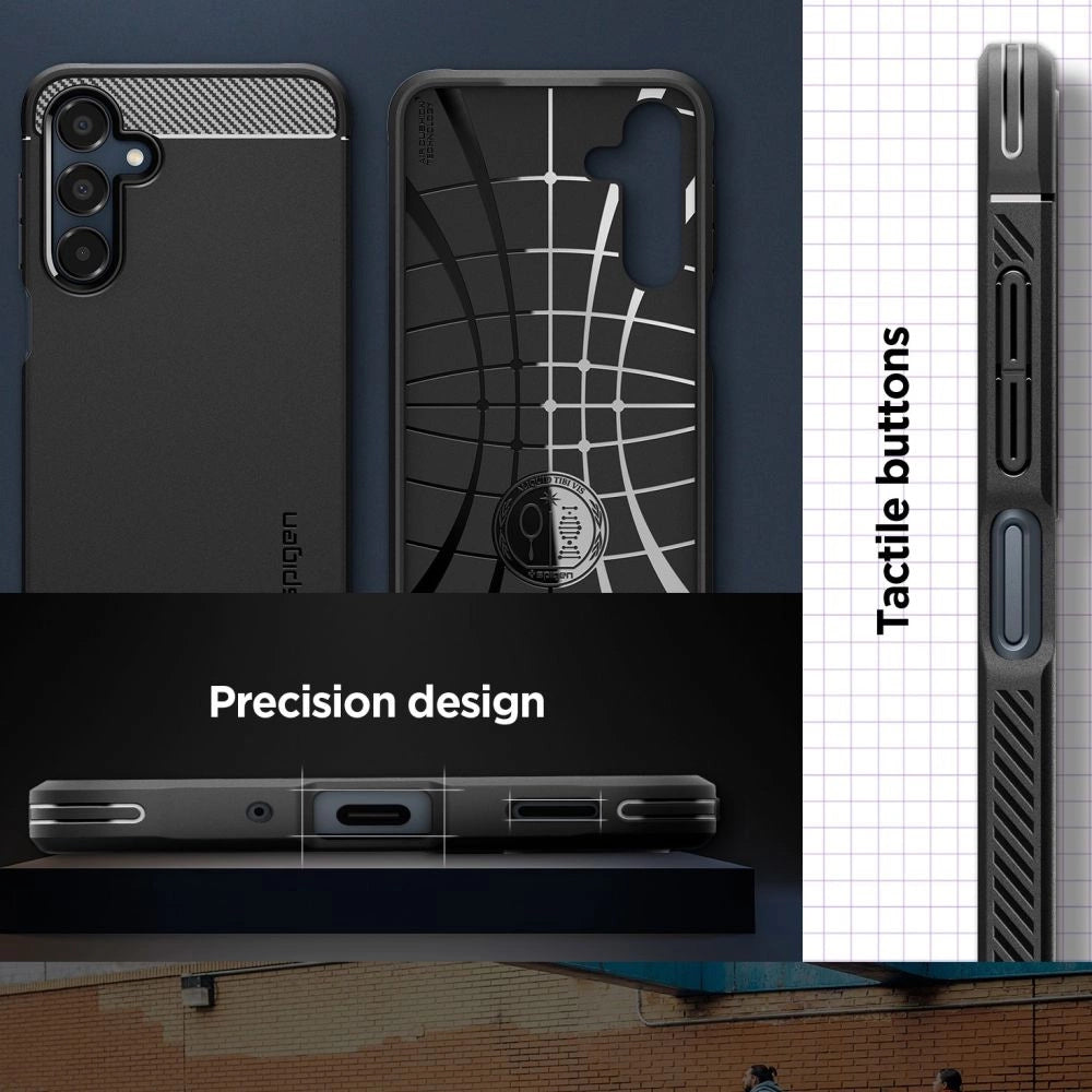 Spigen Rugged Armor Case for Samsung Galaxy A16 4G / 5G - Black_13