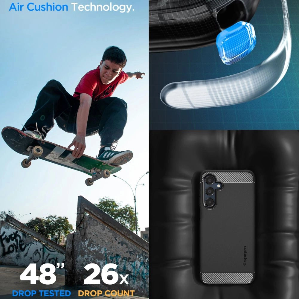 Spigen Rugged Armor Case for Samsung Galaxy A16 4G / 5G - Black_14