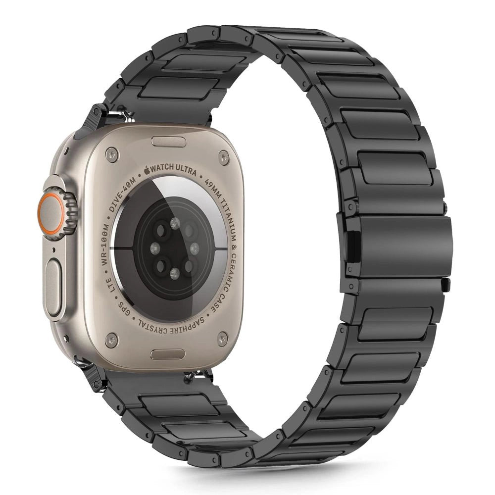 Tech-Protect Stainless Bracelet for Apple Watch 44 / 45 / 46 / 49 mm - Black_2