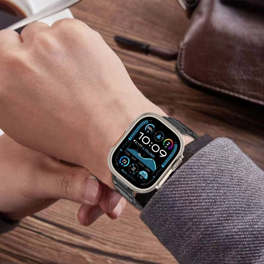 Tech-Protect Stainless Bracelet for Apple Watch 44 / 45 / 46 / 49 mm - Black_3