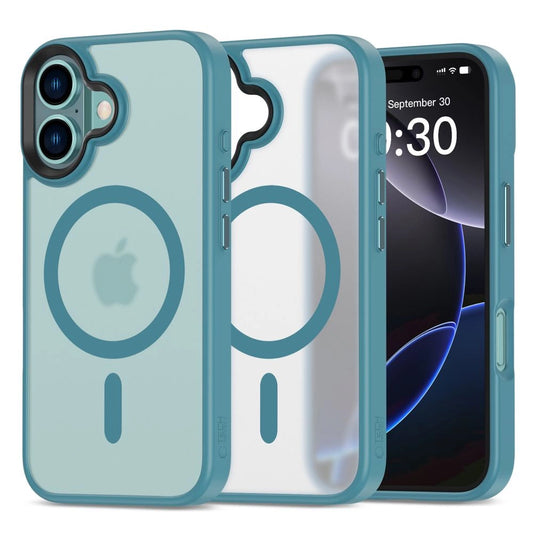 Tech-Protect MagMat MagSafe iPhone 16 Case - Blue_0