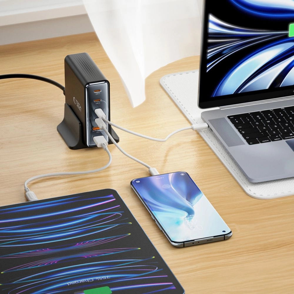 Tech-protect DC80W-GAN 6-PORT PD80W/QC3.0 Charging Station - Black_5