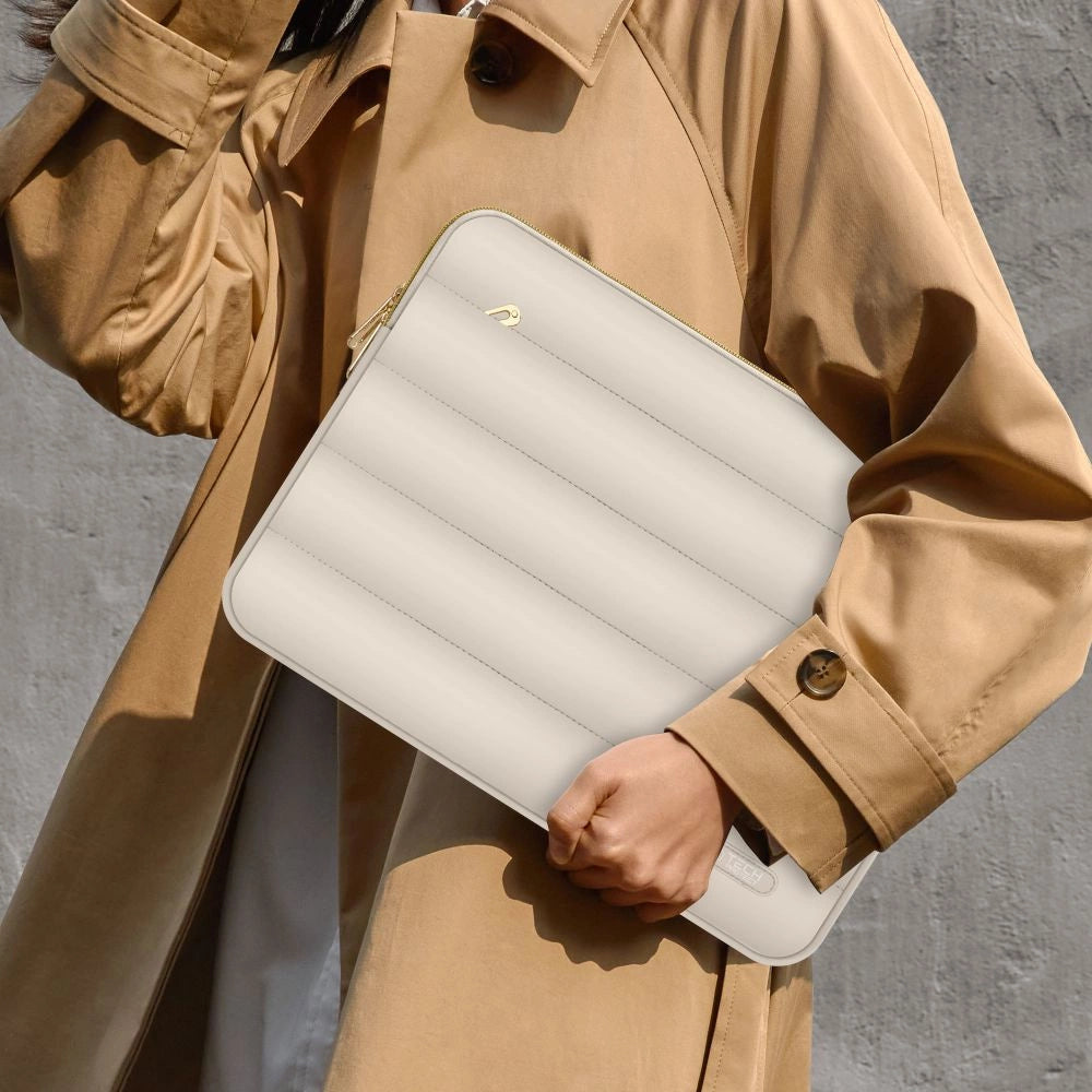 Tech-Protect Puffy 13-14 Laptop Bag - Beige_7