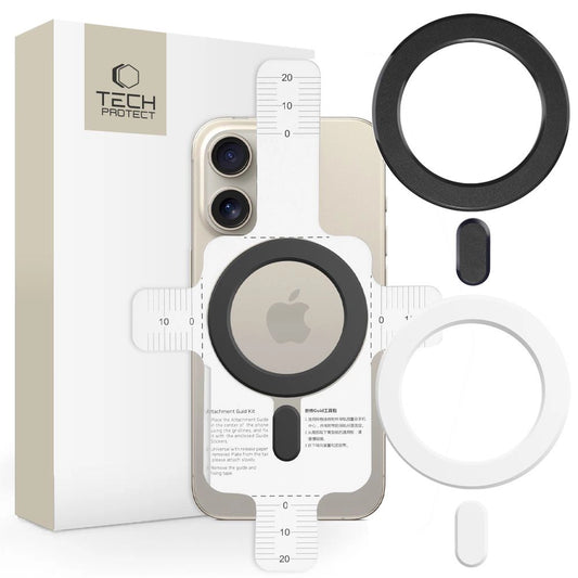 Ring Tech-Protect MMP-100 with MagSafe (2 pcs.) - white - black_0