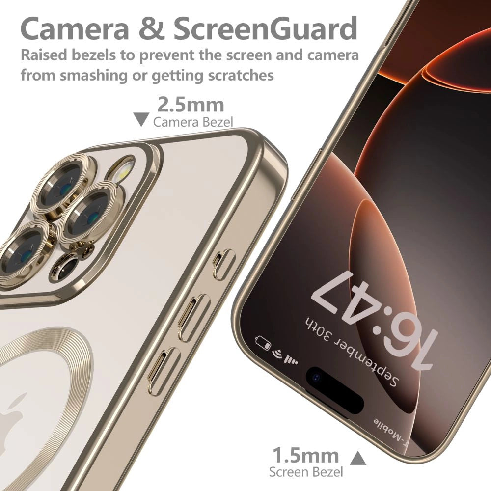 Tech-Protect MagFlex MagSafe iPhone 16 Pro Case - Gold_1