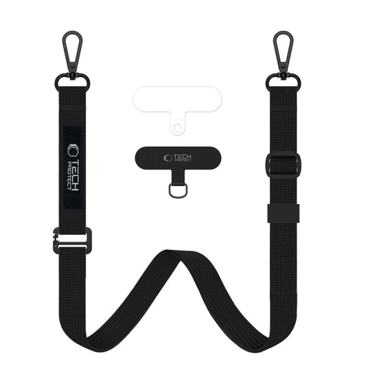 Tech-Protect C65 Rope Crossbody Leash - Black_0