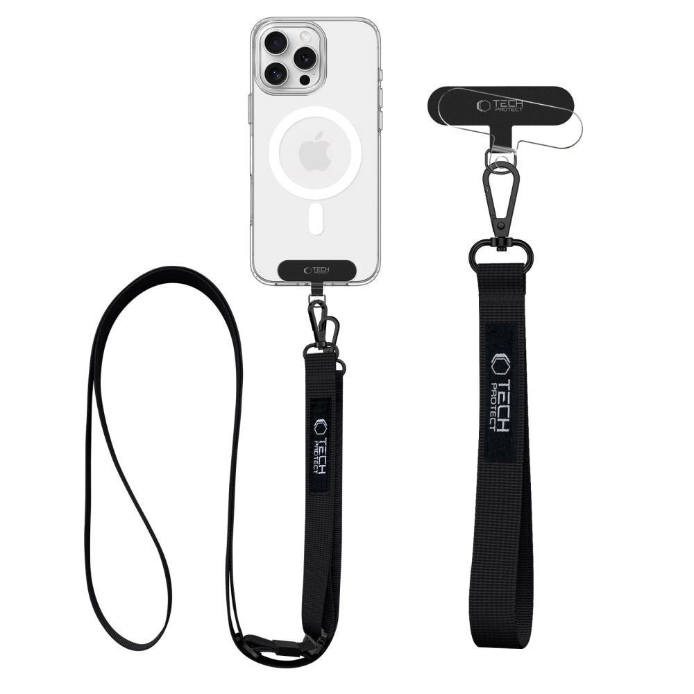 Tech-Protect C65 Rope Crossbody Leash - Black_1
