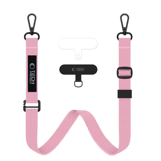 Tech-Protect C65 Rope Crossbody Leash - Pink_0