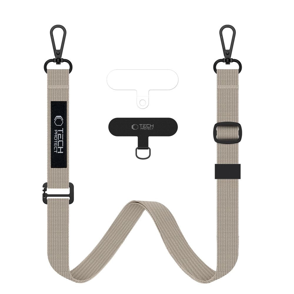 Tech-Protect C65 Rope Crossbody Leash - Beige_0
