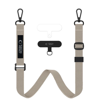 Tech-Protect C65 Rope Crossbody Leash - Beige_0