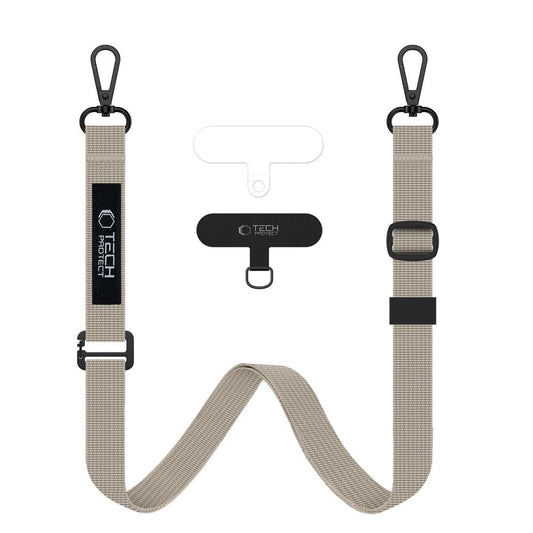 Tech-Protect C65 Rope Crossbody Leash - Beige_0