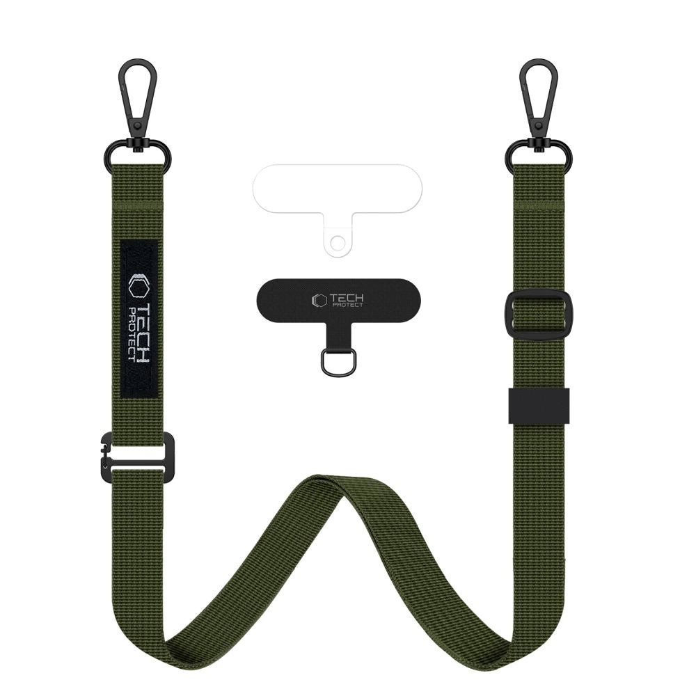 Tech-Protect C65 Rope Crossbody Leash - Olive_0
