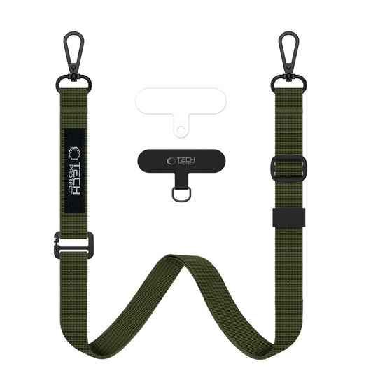 Tech-Protect C65 Rope Crossbody Leash - Olive_0