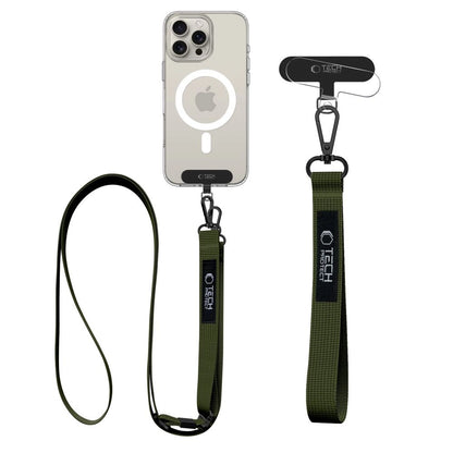 Tech-Protect C65 Rope Crossbody Leash - Olive_1