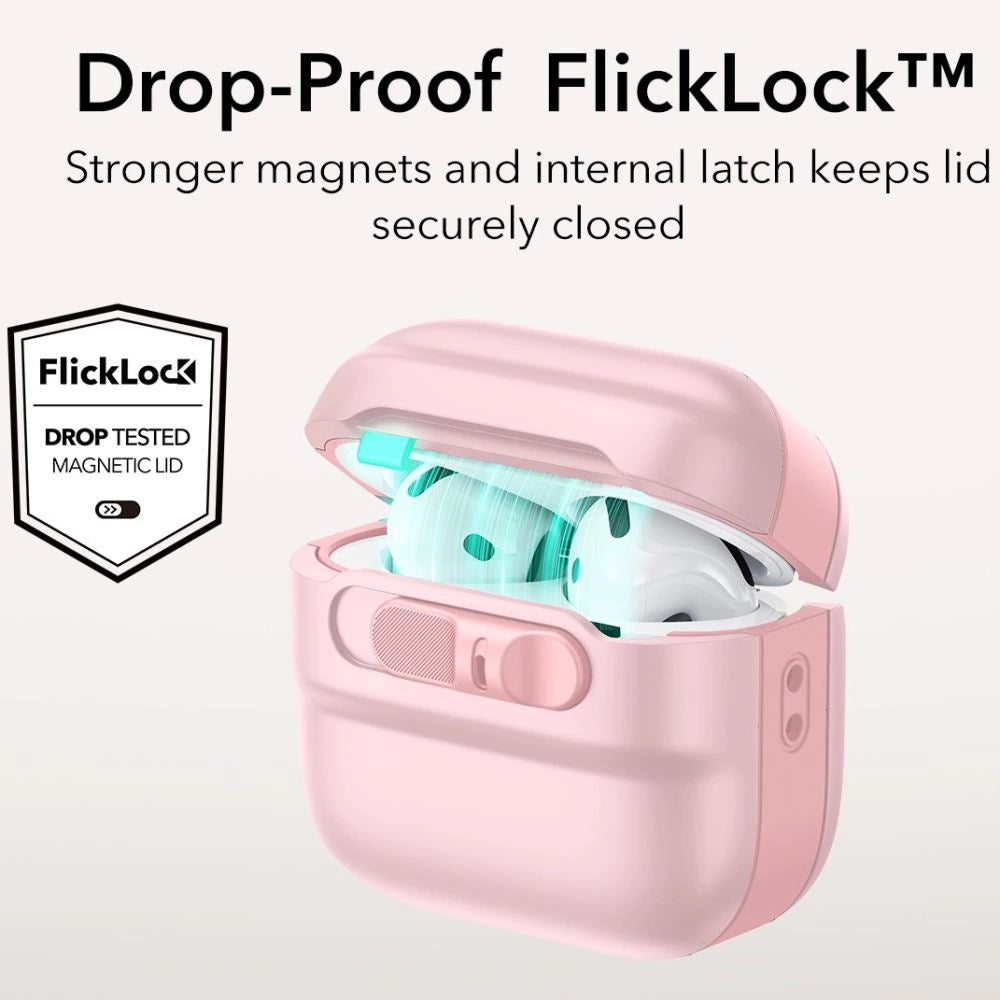 ESR Pulse Halolock Magsafe case for AirPods 4 - pink_4