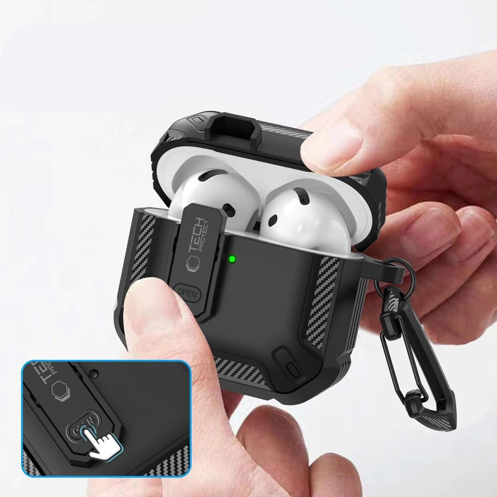 Tech-Protect Carbonox Case for AirPods 4 - Black_2