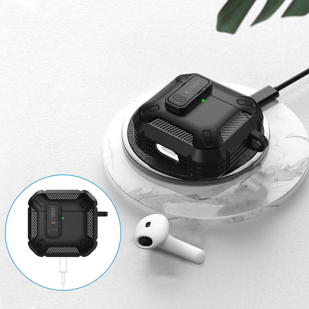 Tech-Protect Carbonox Case for AirPods 4 - Black_3