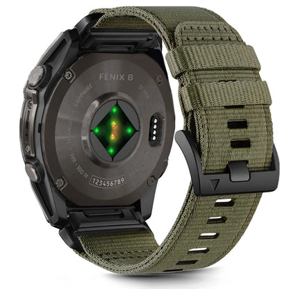 Tech-Protect Nylon strap for Garmin Fenix 5X / 5X PLUS / 6X / 6X PRO / 7X / 8 (51 mm) - green_0