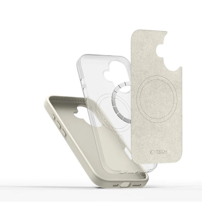 Tech-Protect Silicone PU MagSafe iPhone 16 Case - Beige_2