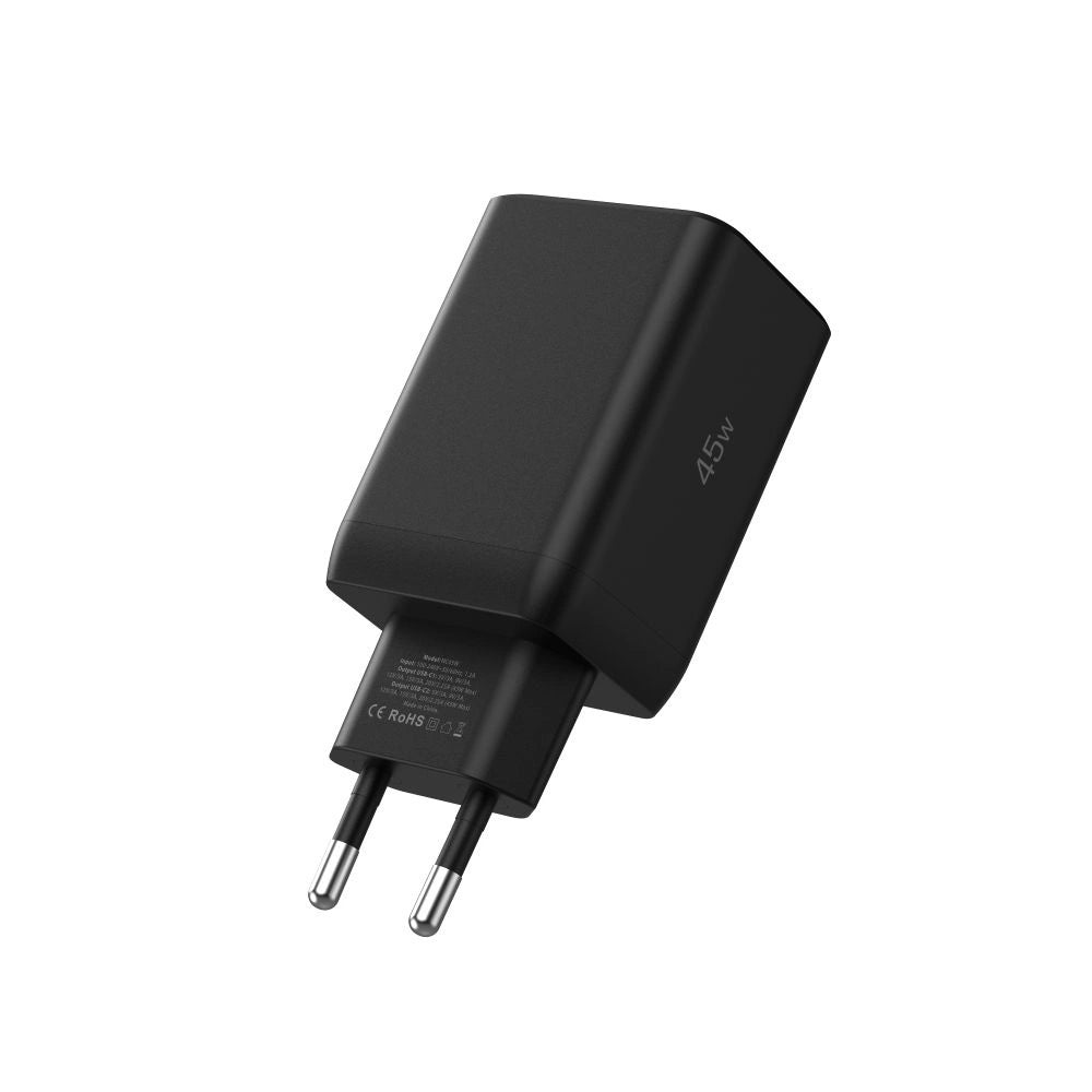Tech-Protect NC45W-GAN 2-PORT PD45W wall charger - black_2
