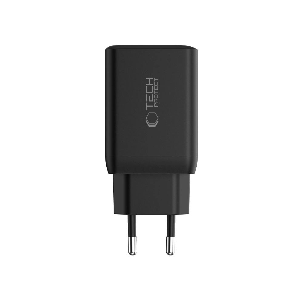 Tech-Protect NC45W-GAN 2-PORT PD45W wall charger - black_3