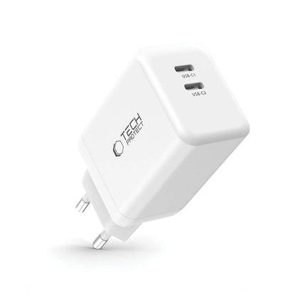 Tech-Protect NC45W-GAN 2-PORT PD45W Charger - White_1
