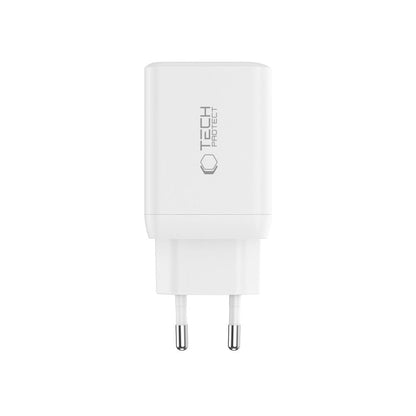 Tech-Protect NC45W-GAN 2-PORT PD45W Charger + TYPE-C CABLE - white_4