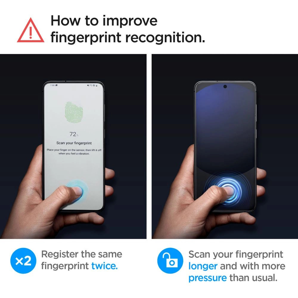 Spigen Glas.tR EZ Fit Tempered Glass for Samsung Galaxy S24 FE (2 pcs.)_12