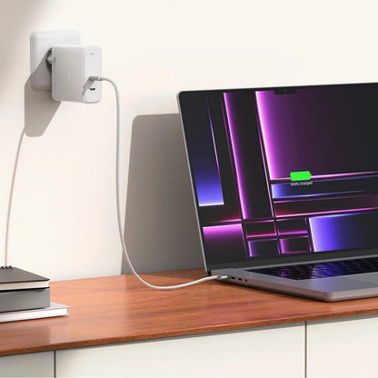 Spigen ArcStation Pro Charger + USB-C 140-W Cable - White_2