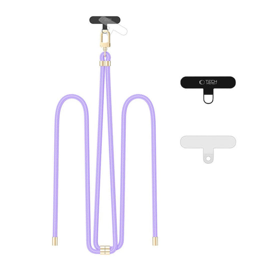 Tech-Protect C7S Rope Crossbody Strap Leash - Purple_0