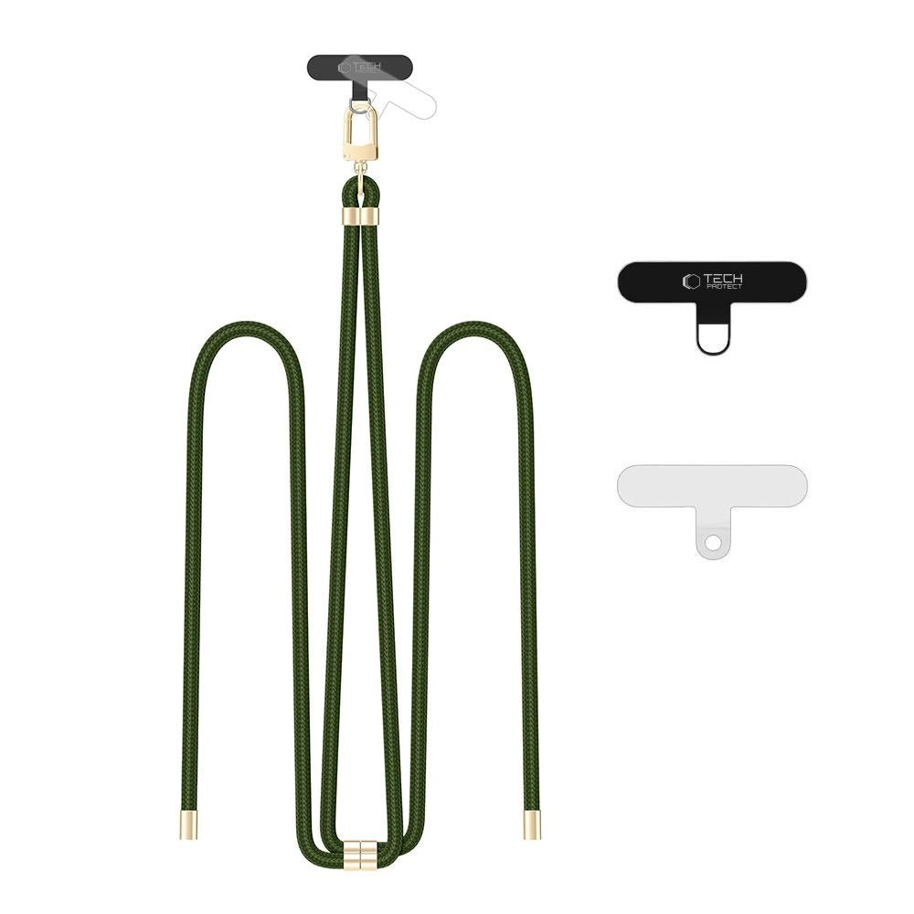 Tech-Protect C7S Rope Crossbody Strap Leash - Olive_0
