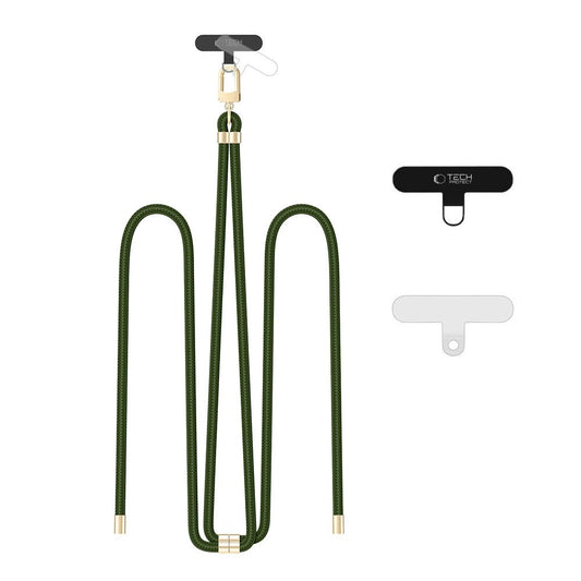 Tech-Protect C7S Rope Crossbody Strap Leash - Olive_0