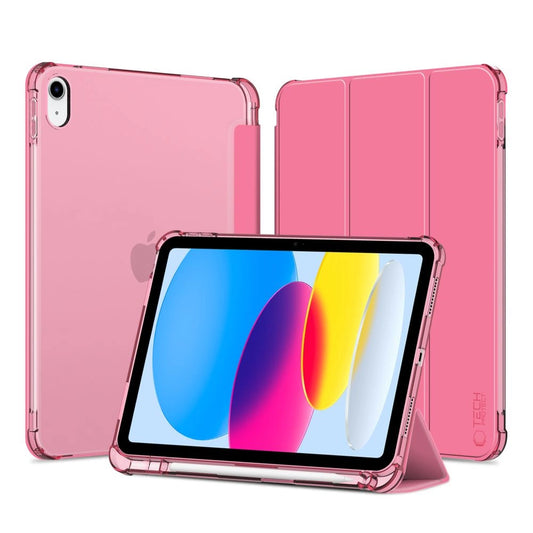 Tech-Protect SC Pen Hybrid Case for iPad 10 / 2022 - Pink - Transparent_0