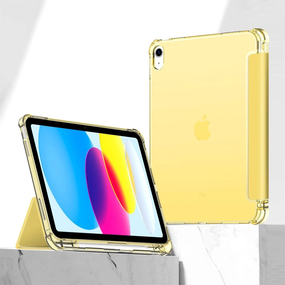 Tech-Protect SC Pen Hybrid Case for iPad 10 / 2022 - Yellow - Transparent_3