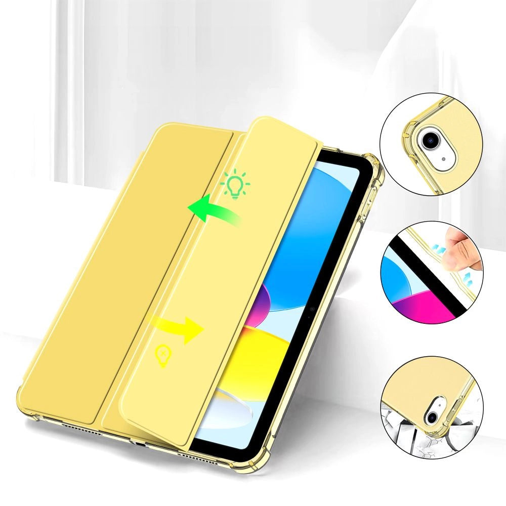Tech-Protect SC Pen Hybrid Case for iPad 10 / 2022 - Yellow - Transparent_4