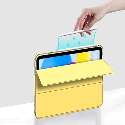 Tech-Protect SC Pen Hybrid Case for iPad 10 / 2022 - Yellow - Transparent_5