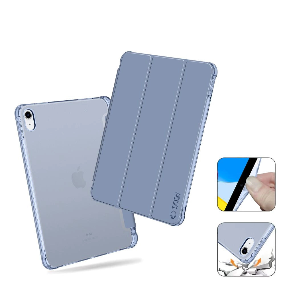 Tech-Protect SC Pen Hybrid Case for iPad 10 / 2022 - Blue - Transparent_2