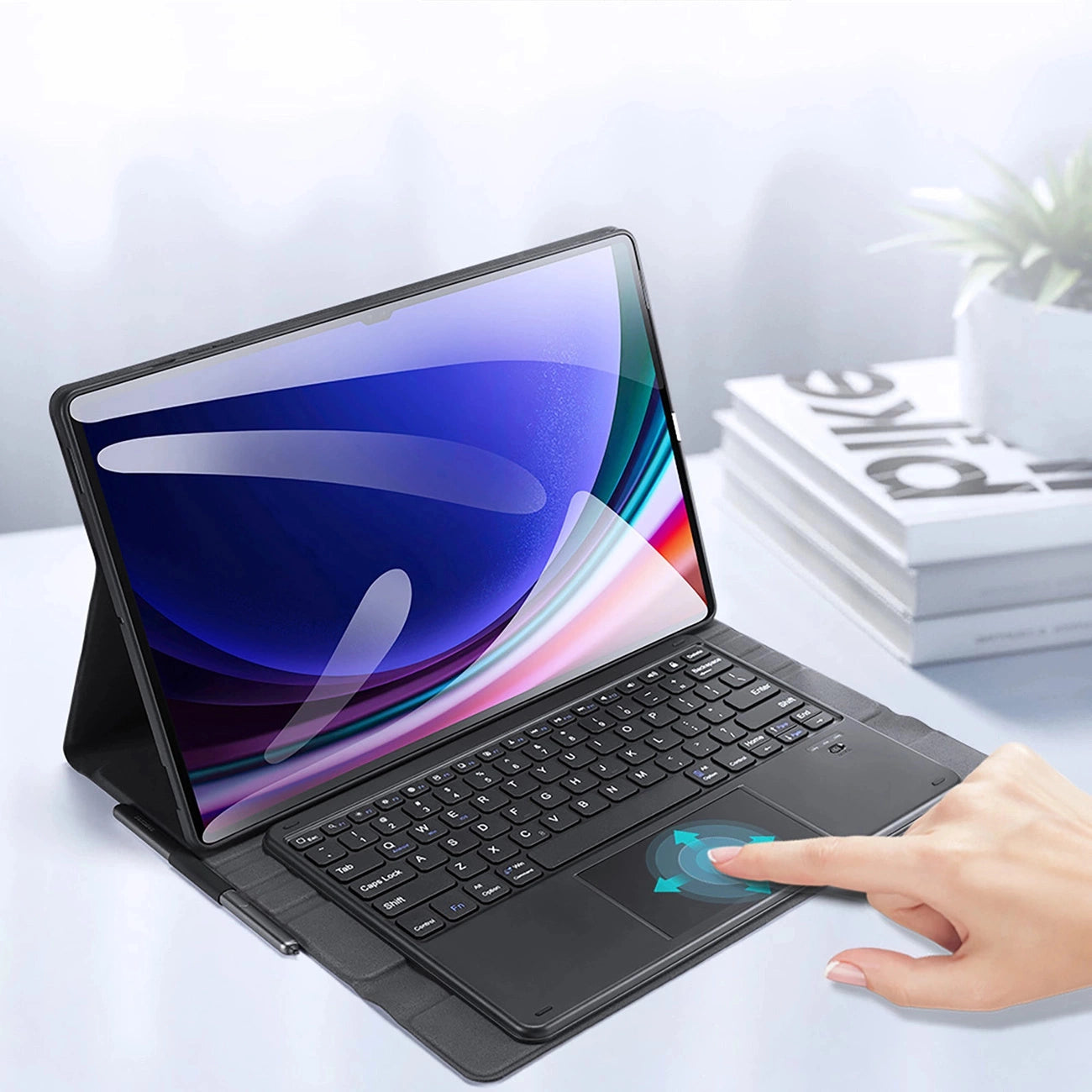 Dux Ducis Bluetooth Keyboard Case (TK Series) for Samsung Tab S9 Ultra - Black_1