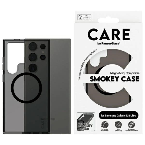 Etui CARE by PanzerGlass Flagship QI Case na Samsung Galaxy S24 Ultra - czarne_0