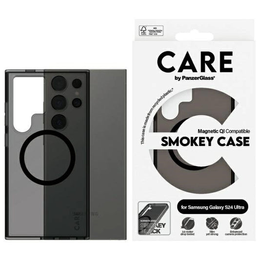 Etui CARE by PanzerGlass Flagship QI Case na Samsung Galaxy S24 Ultra - czarne_0