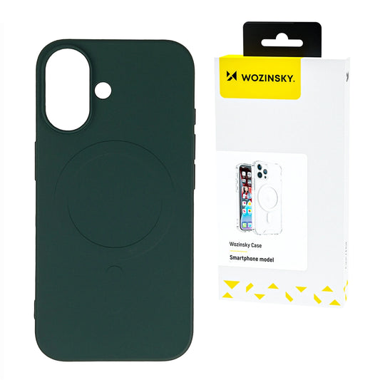 Liquid Silicone Case MagSafe for Samsung Galaxy S25+ - Green_0