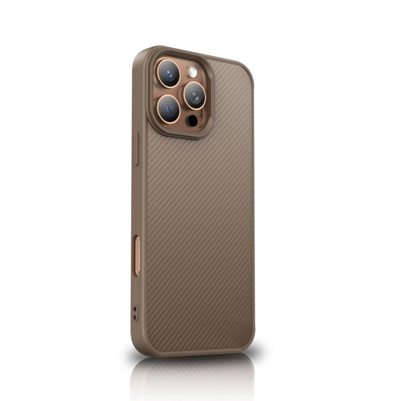 Wozinsky Carbon Fiber Case with MagSafe for Samsung Galaxy S25+ - Brown_0