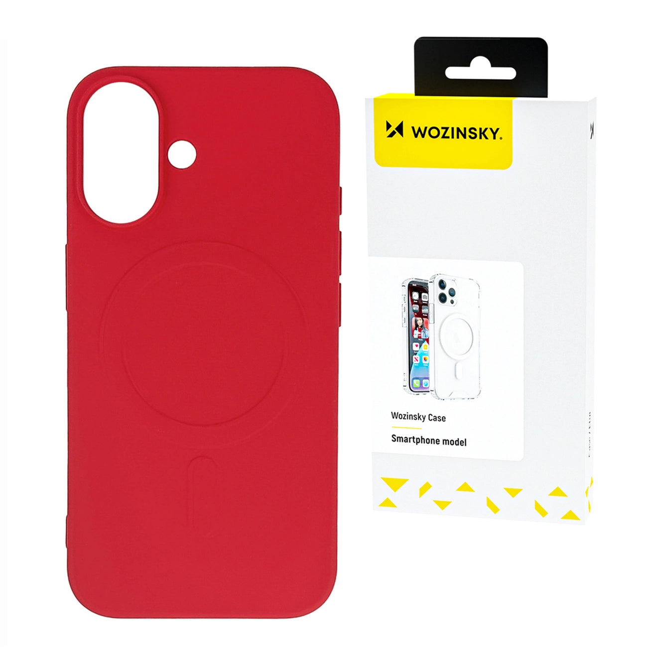 Wozinsky Liquid Silicone Case MagSafe for Samsung Galaxy S24 FE - red_0